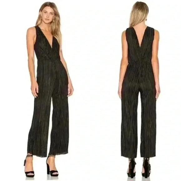 Revolve line + dot sophora black jumpsuit small - Picture 2 of 6